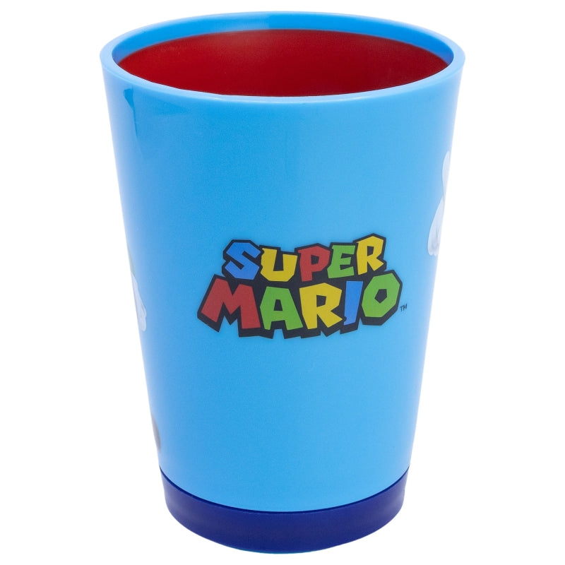 VASO ANTIVUELCO PP 470 ML SUPER MARIO FUN EMOTION - Imagen 1