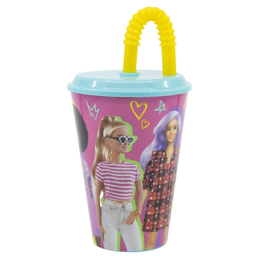 VASO CAÑA EASY 430 ML BARBIE BB22 - Imagen 1