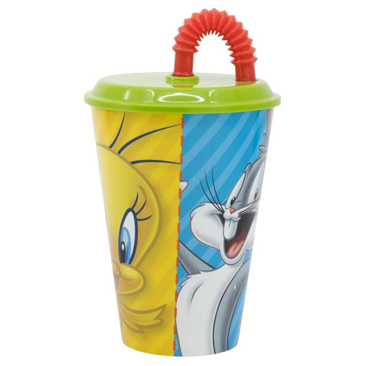 VASO CAÑA EASY 430 ML LOONEY TUNES HEROES - Imagen 1