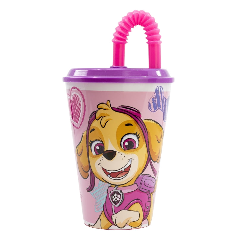 VASO CAÑA EASY 430 ML PAW PATROL GIRL SKETCH ESSENCE - Imagen 1
