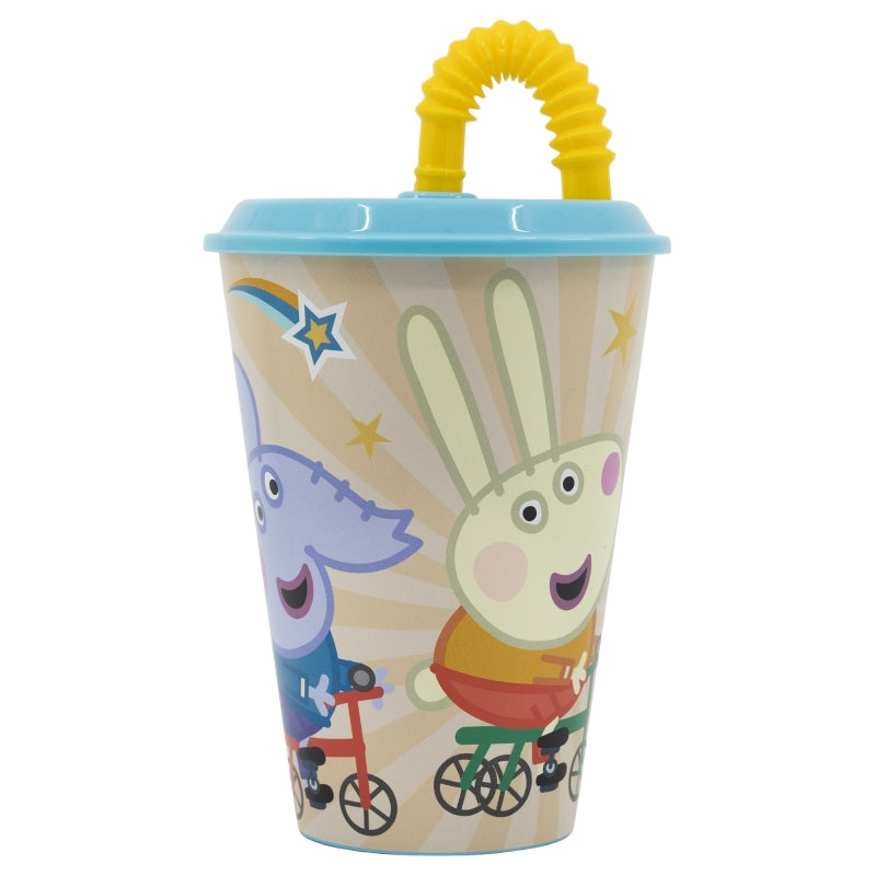 VASO CAÑA EASY 430 ML PEPPA PIG KINDNESS COUNTS - Imagen 1
