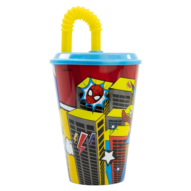 VASO CAÑA EASY 430 ML SPIDERMAN MIDNIGHT FLYER - Imagen 2