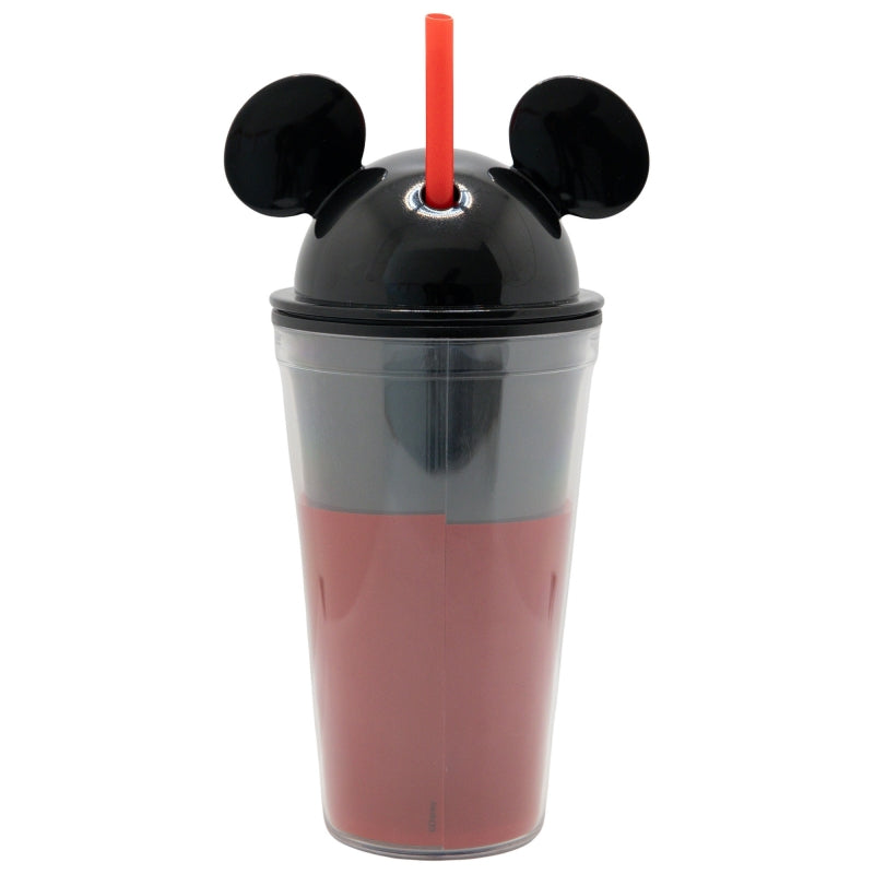 VASO CON CAÑA Y TAPA 3D 535 ML MICKEY MOUSE - Imagen 2
