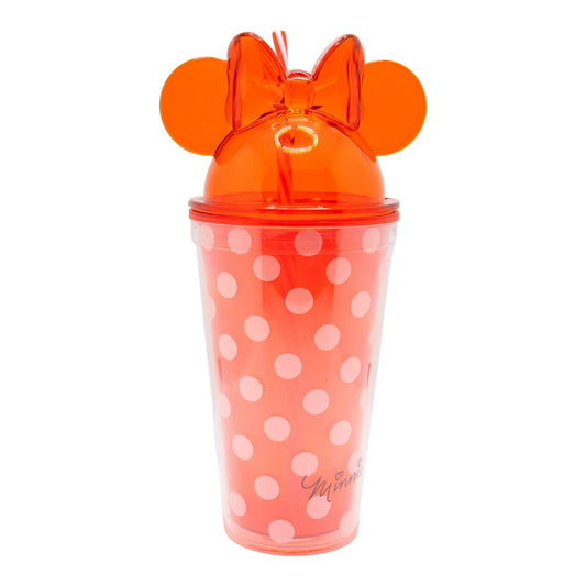 VASO CON CAÑA Y TAPA 3D 535 ML MINNIE MOUSE - Imagen 1