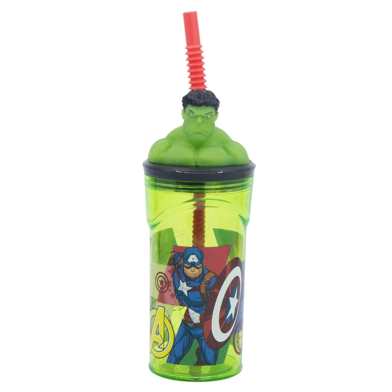 VASO FIGURITA 3D 360 ML AVENGERS SEVEN WONDERS HULK - Imagen 1