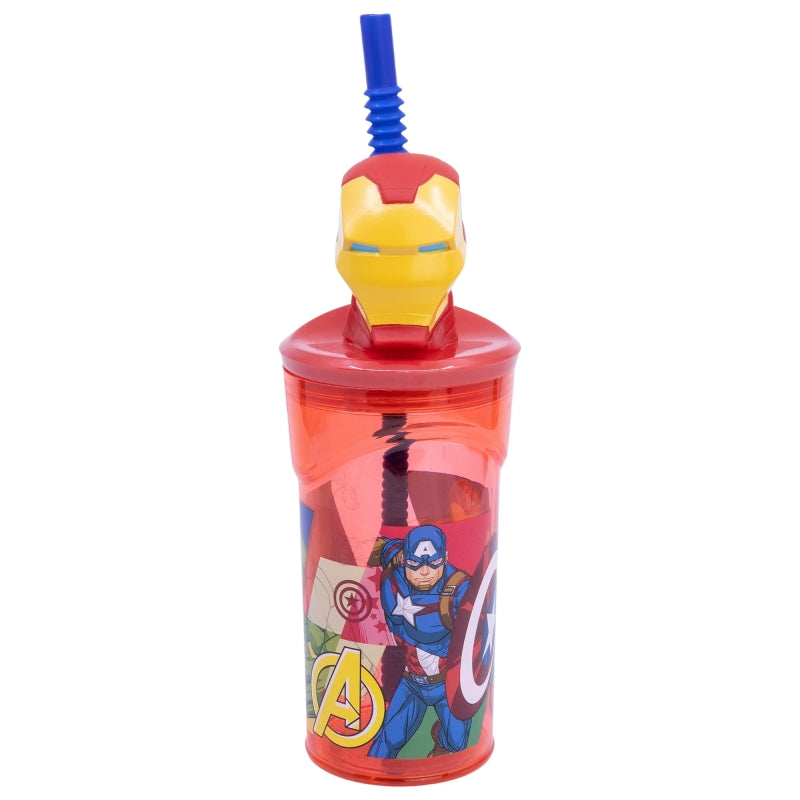 VASO FIGURITA 3D 360 ML AVENGERS SEVEN WONDERS IRON MAN - Imagen 1