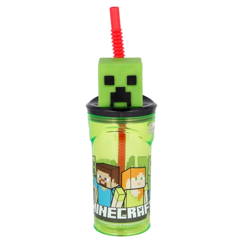 VASO FIGURITA 3D 360 ML MINECRAFT - Imagen 1