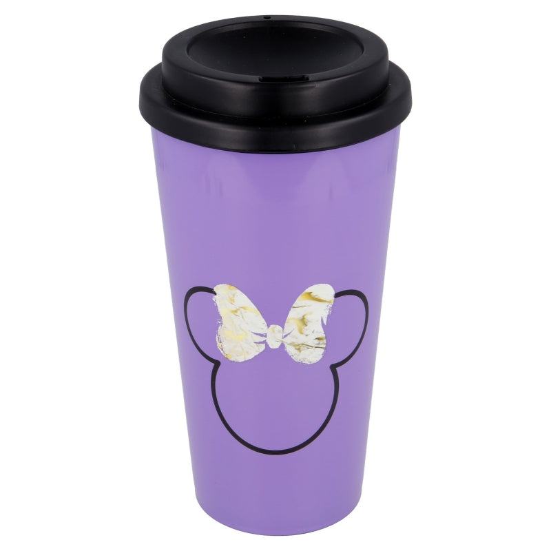 VASO PP CAFE DOBLE PARED 520 ML MINNIE YOUNG ADULT - Imagen 1