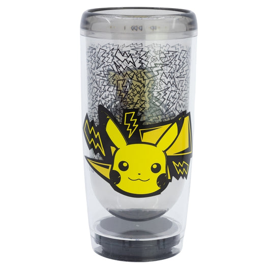 VASO PS DOBLE PARED ANTIVUELCO 625 ML POKEMON CRAZY MESS - Imagen 1