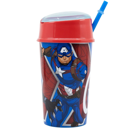 VASO SNACK 400 ML AVENGERS HERALDIC ARMY - Imagen 1