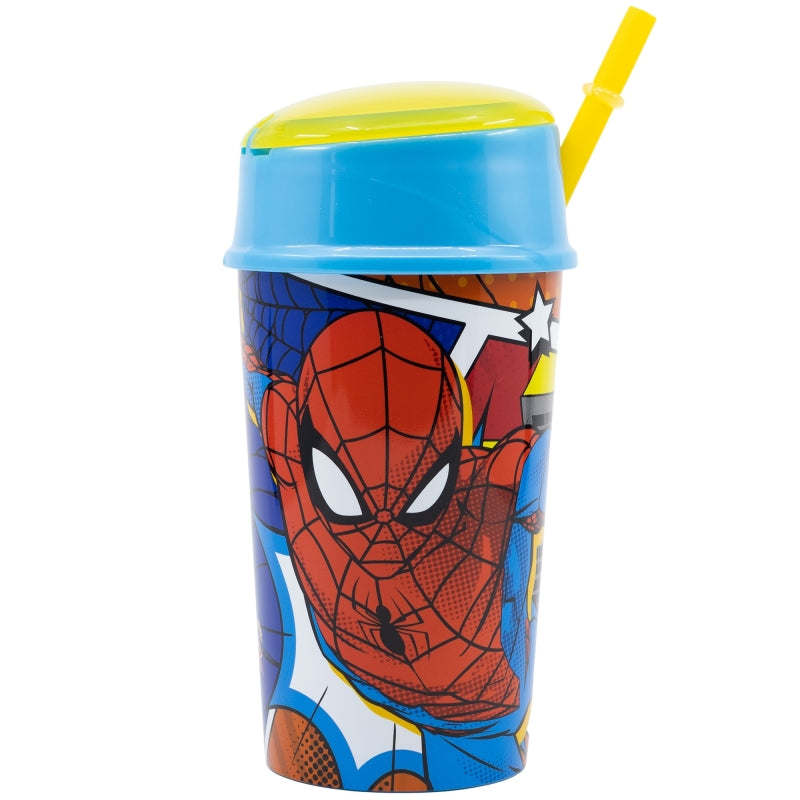 VASO SNACK 400 ML SPIDERMAN ARACHNID GRID - Imagen 1